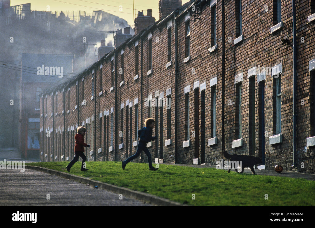 Easington Colliery County Durham 1985 Scanned in 2018 Terraced houses
