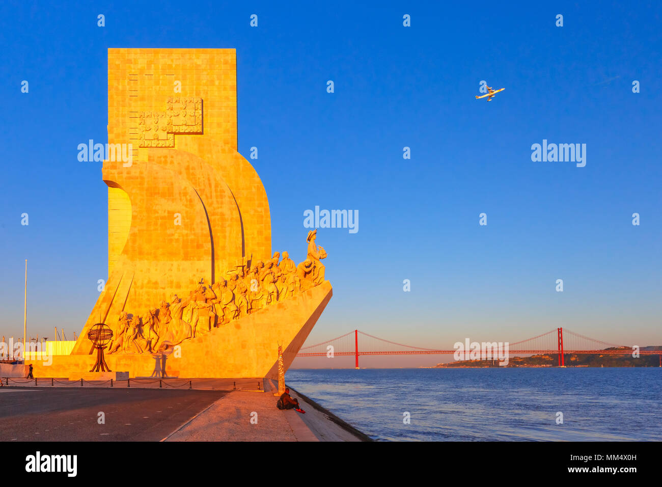 Monument to the Discoveries, Lisbon, Portugal Stock Photo