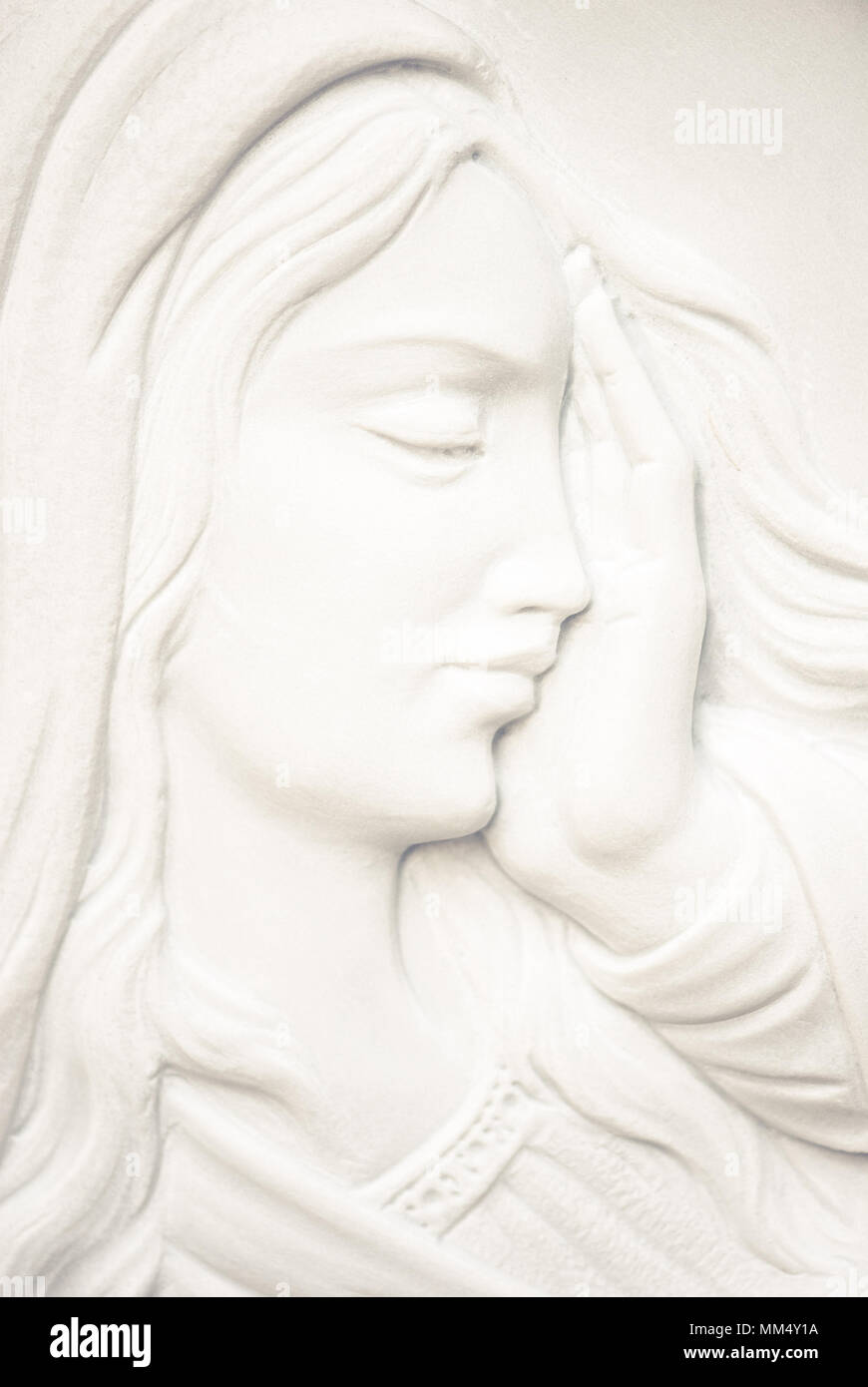 Virgin mary face hi-res stock photography and images - Alamy