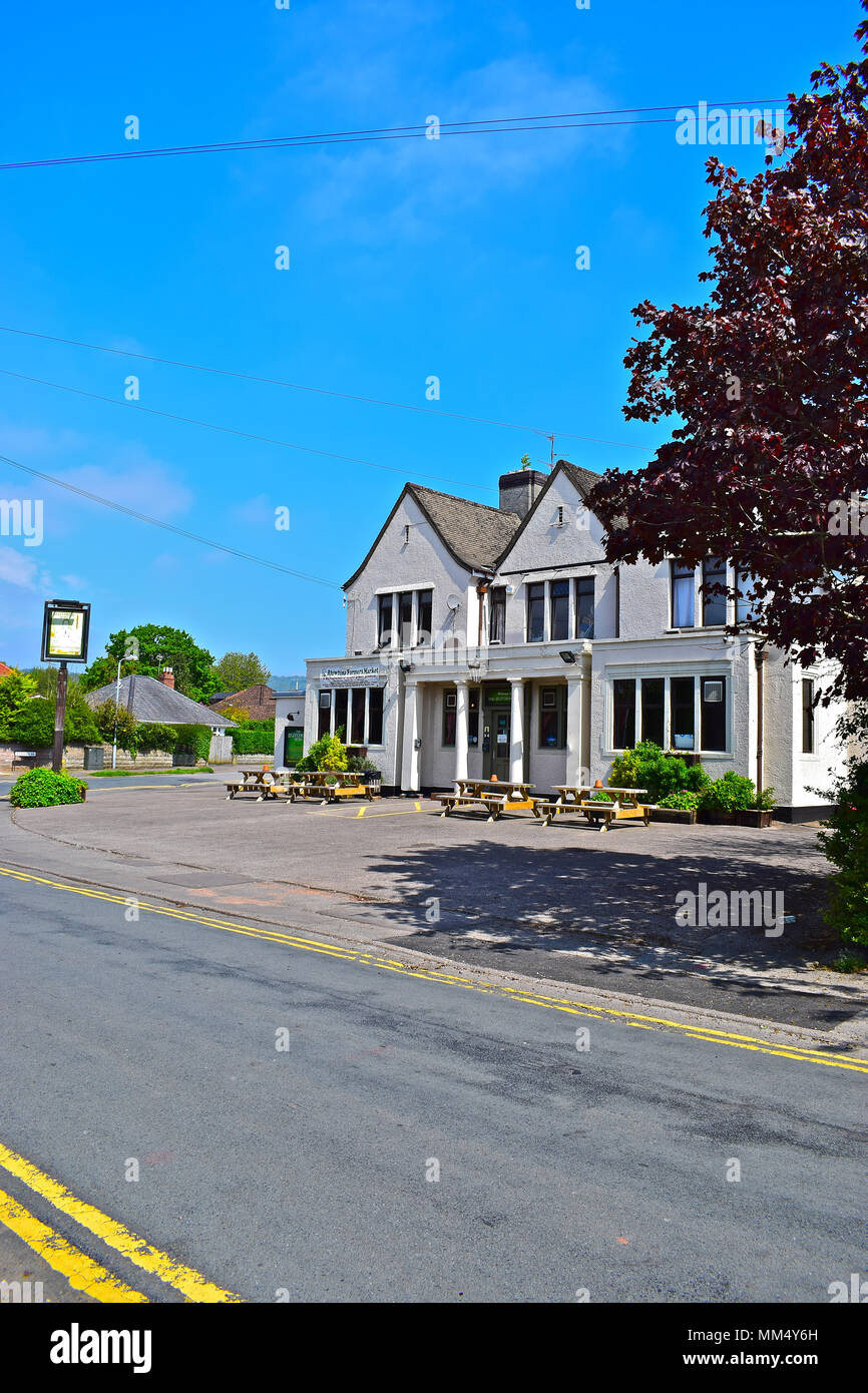 The popular Butchers Arms Public House in the heart of Rhiwbina Garden