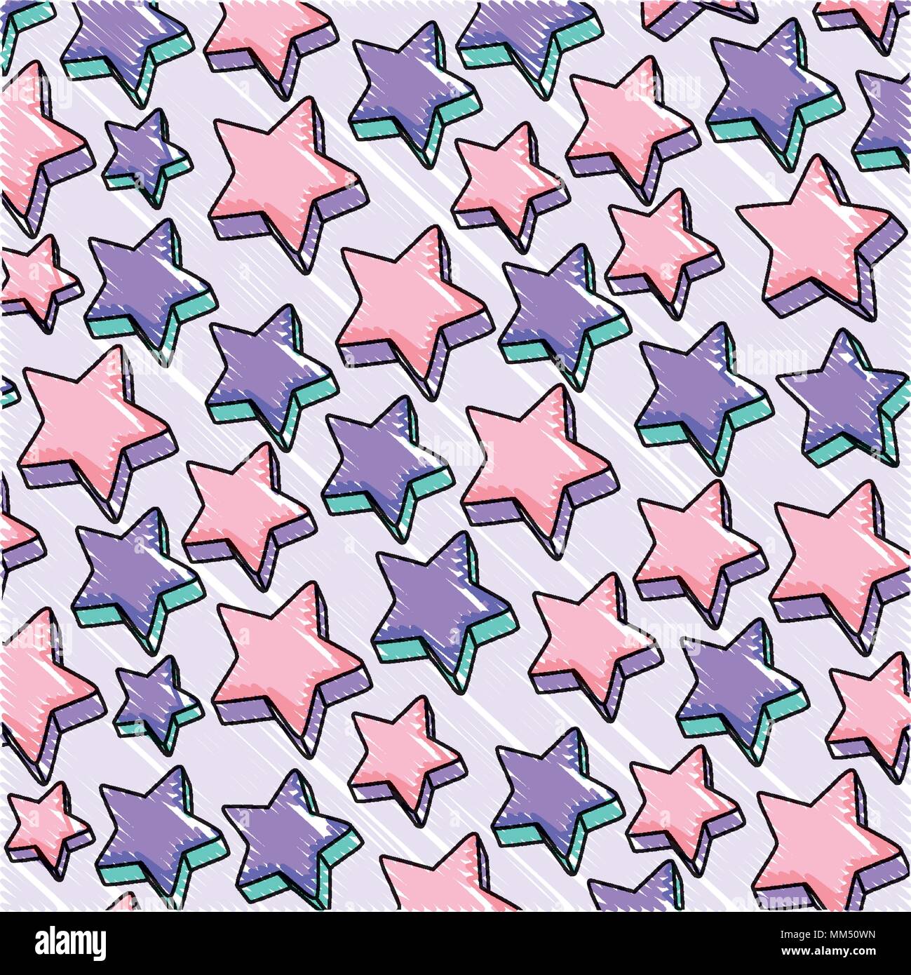 background with stars pattern, colorful design. vector illustration ...