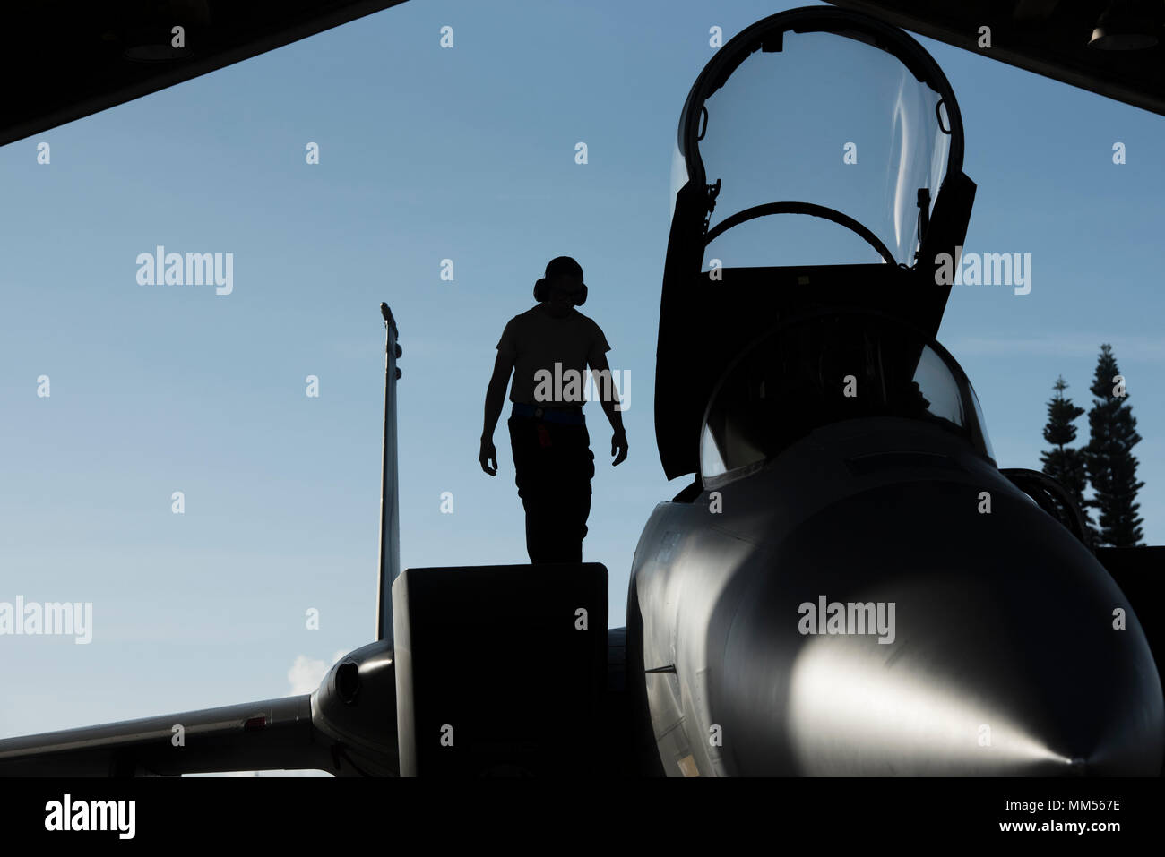 A U.S. Air Force Airman 1st Class from the 44th Aircraft Maintenance ...