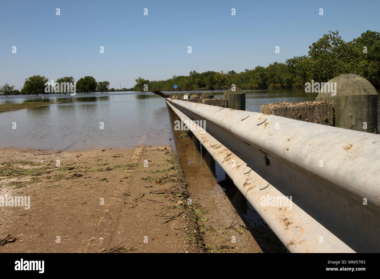 Houston Texas Roadways Which Run Through Barker Reservoir Remain Underwater Houston Texas Roadways Which Run Through Barker Reservoir Remain Underwater