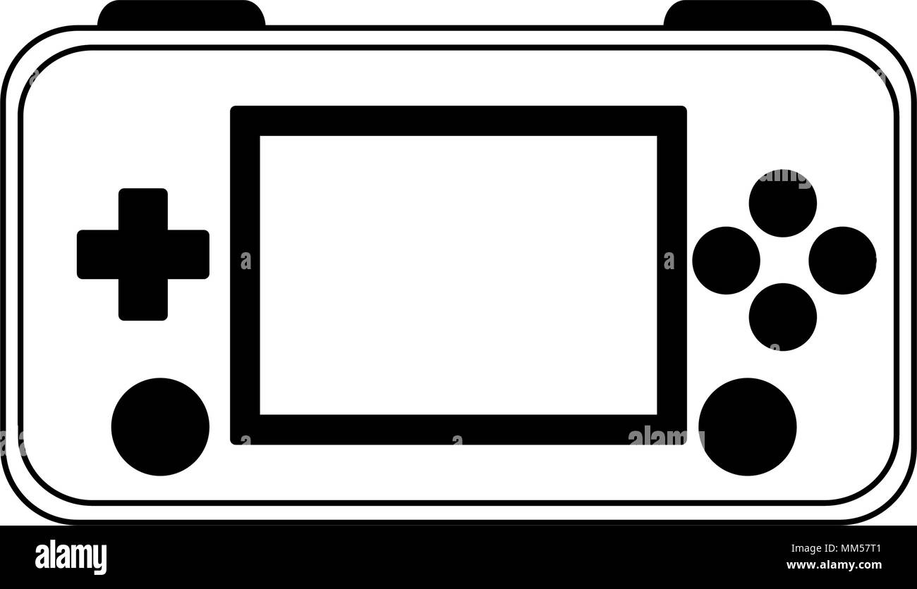 Vintage video game screen Black and White Stock Photos & Images - Alamy