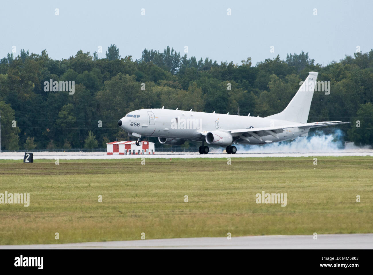 A U S Navy P 8 Aircraft From Jacksonville Fla Lands At
