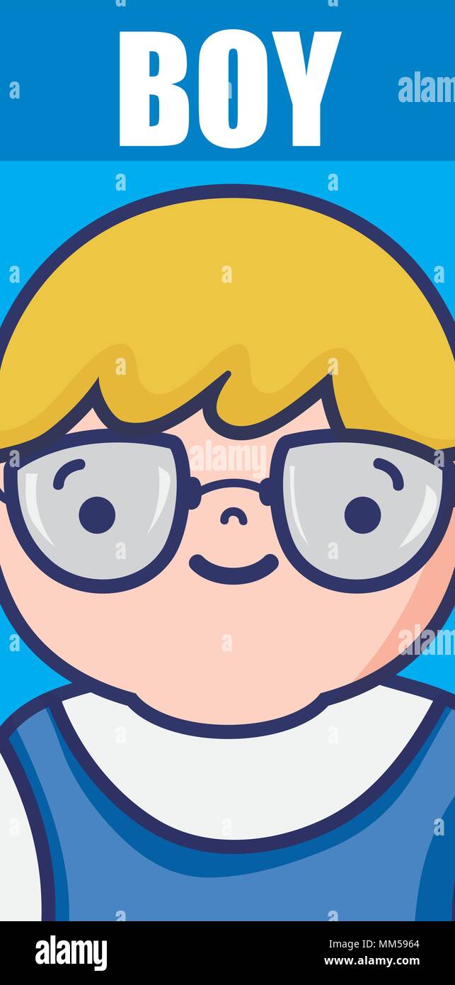 Cute boy cartoon Stock Vector Image & Art - Alamy