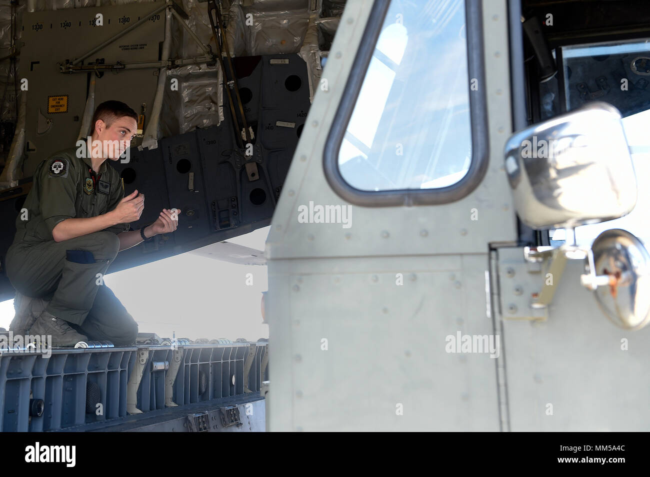 Rear ramp unloading system hi-res stock photography and images - Alamy