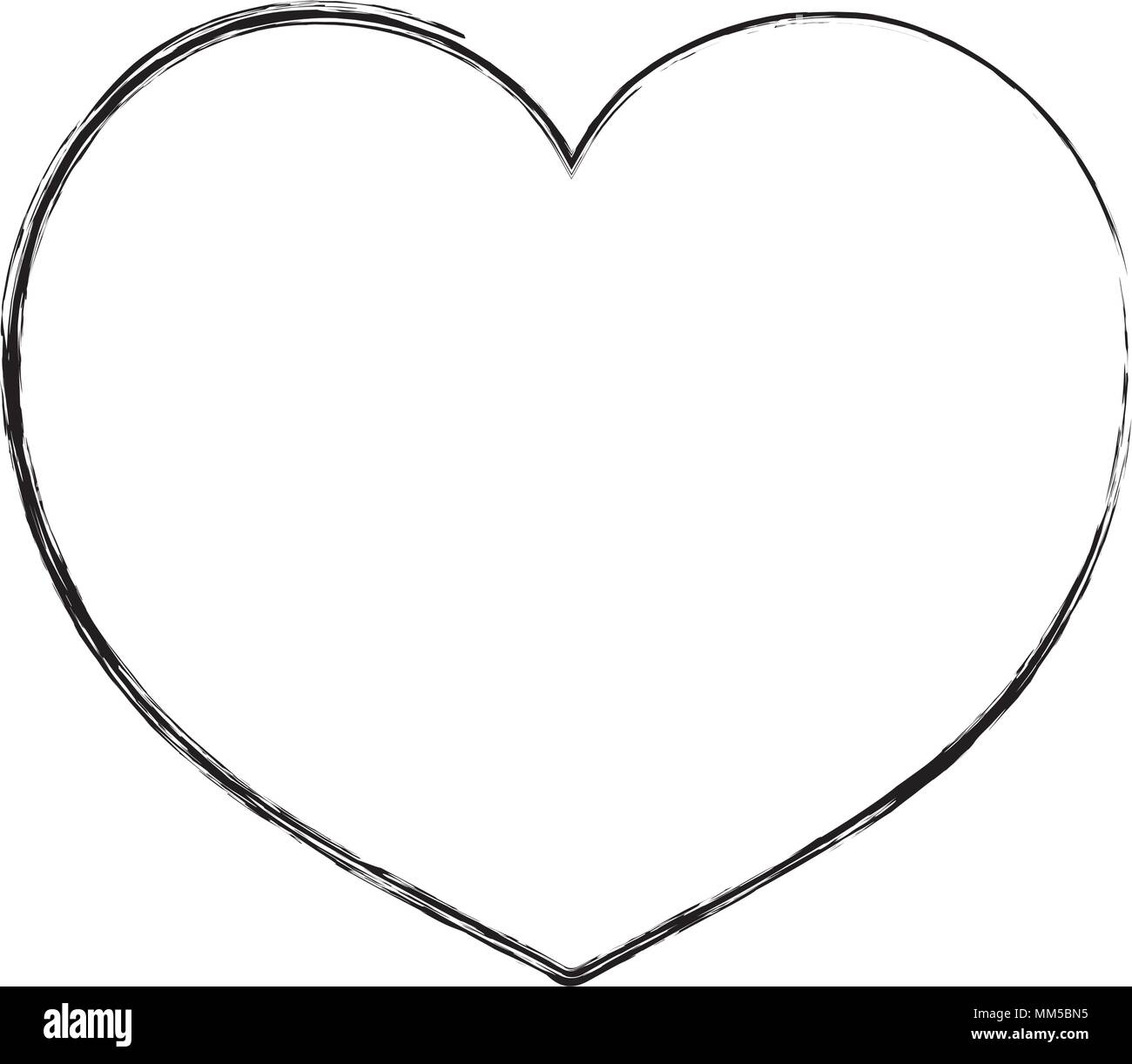 grunge heart design symbol of passion and love Stock Vector Image & Art ...
