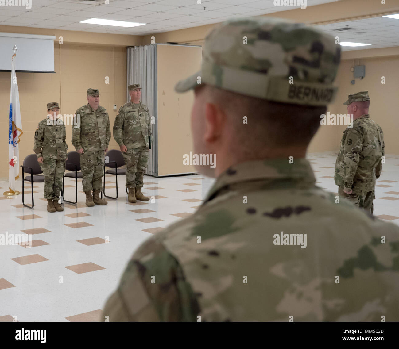 Lieutenant Colonel Louisa R. Bargeron takes command of the 1192th