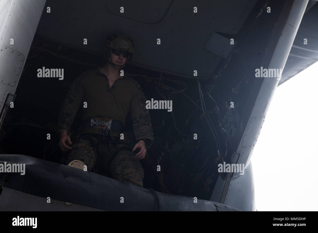 Osprey Rear Ramp MV-22B Osprey is a tiltrotor aircraft combining helicopter and fixed ...