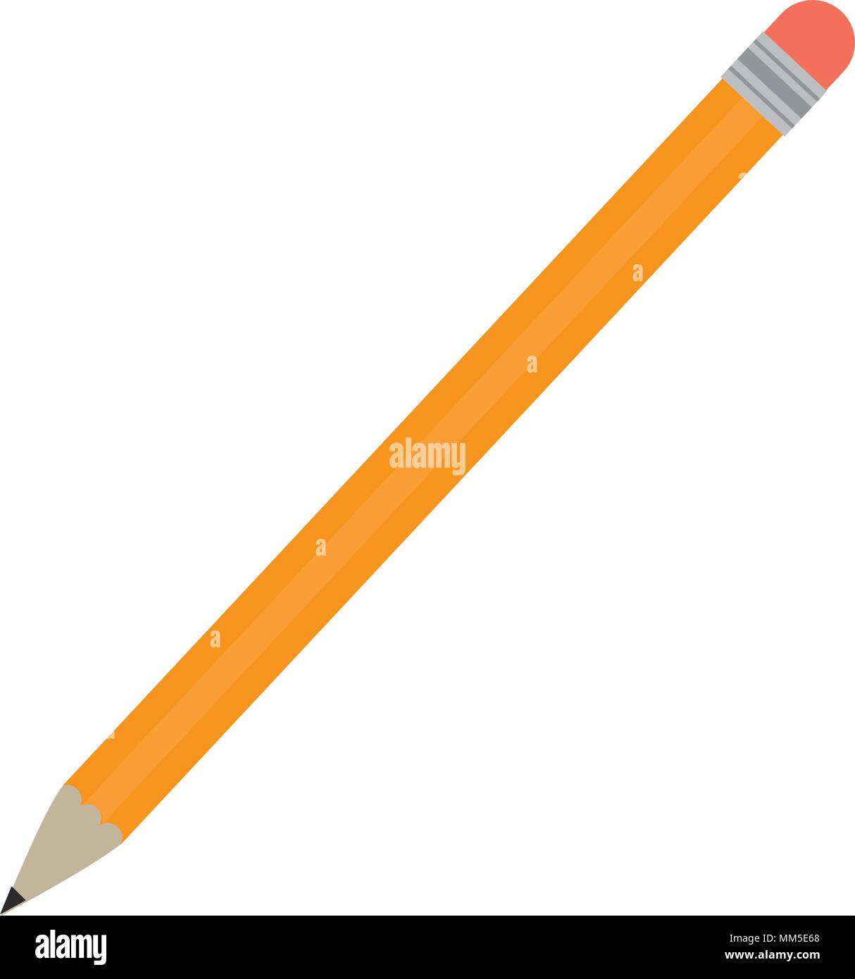 wood pencil object to write and draw Stock Vector Image & Art - Alamy