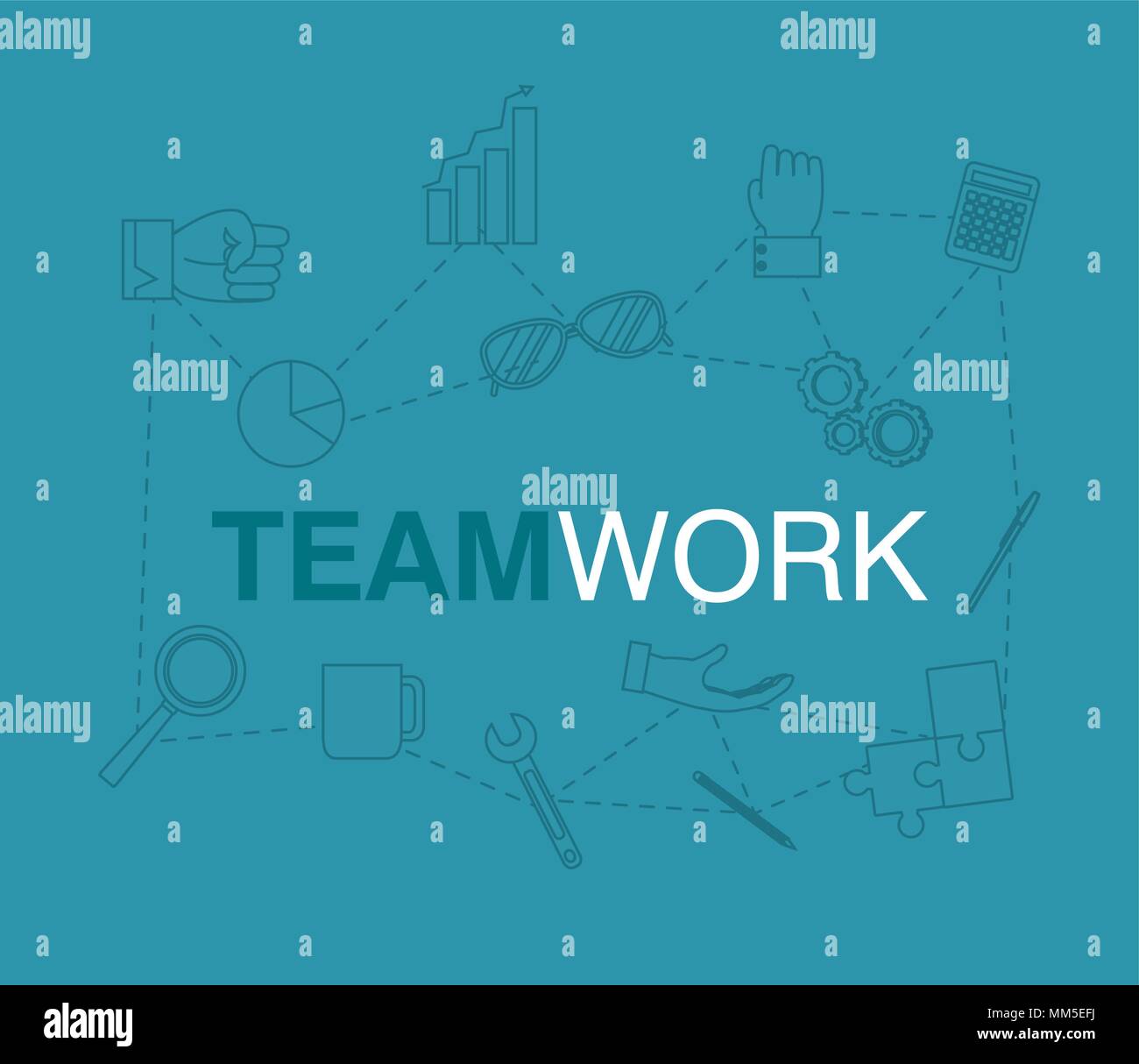 Business teamwork concept Stock Vector Image & Art - Alamy