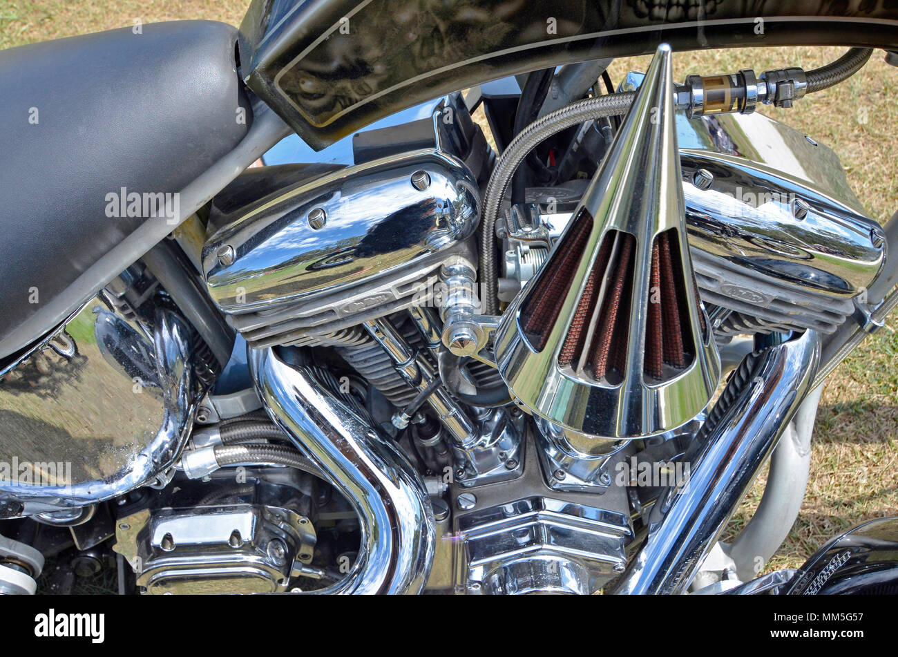 harley davidson engine paint