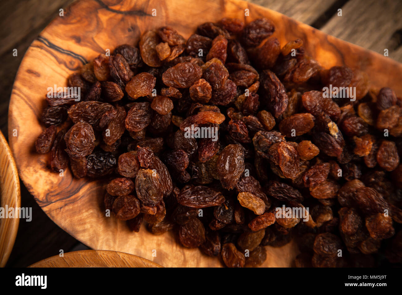 A mix of dried fruit Stock Photo