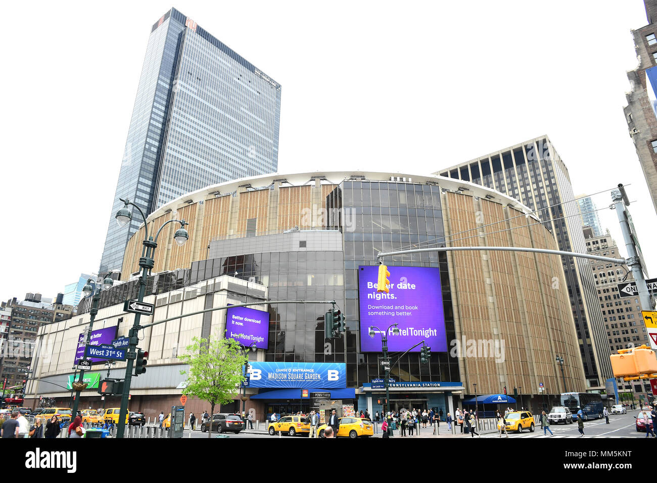 A View Of Madison Square Garden In New York Press Association