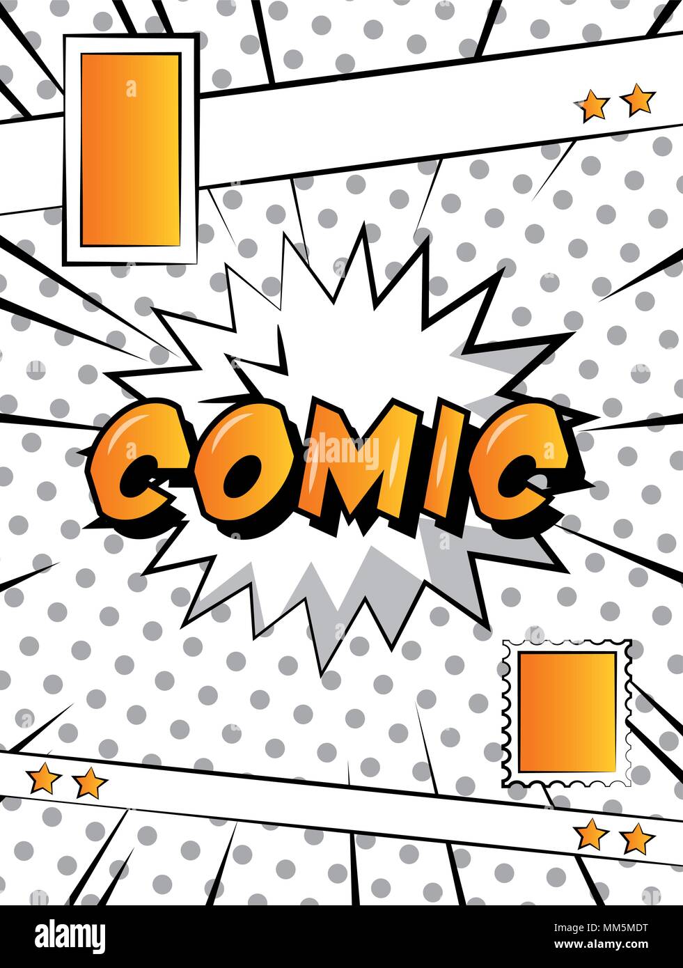 comic pop art explosion retro book white background vector illustration ...