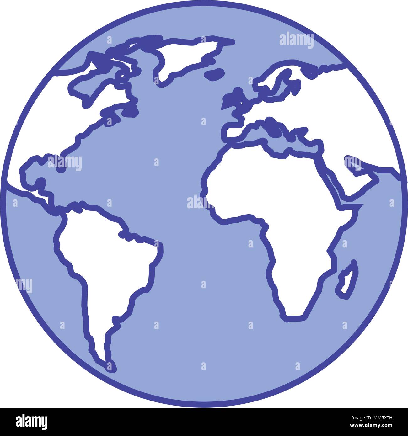globe world map geography icon image vector illustration Stock Vector ...