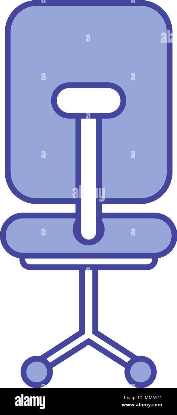 office chair furniture comfort image vector illustration Stock Vector ...