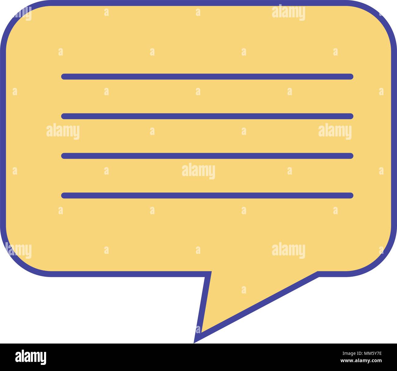 speech bubble message chat communication image vector illustration ...