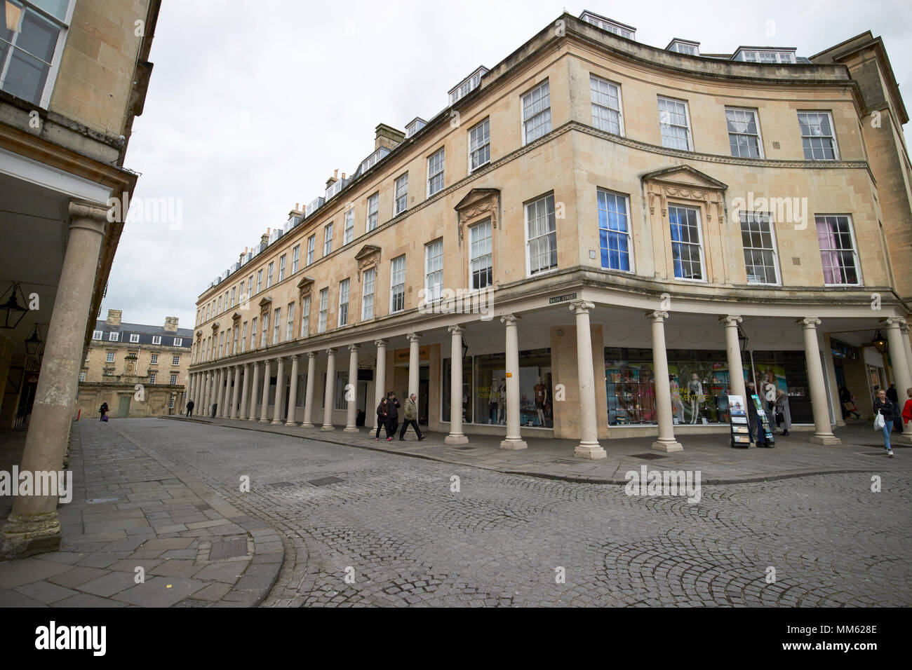 view down bath street from stall street Bath England UK Stock Photo - Alamy