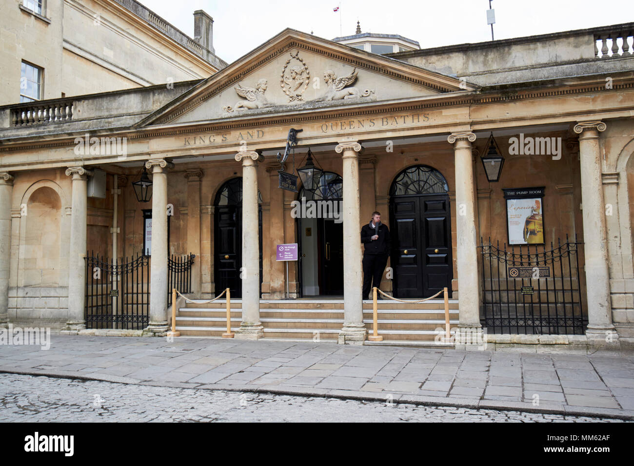 the Grand Pump Room of the Kings and Queens baths Bath England UK Stock