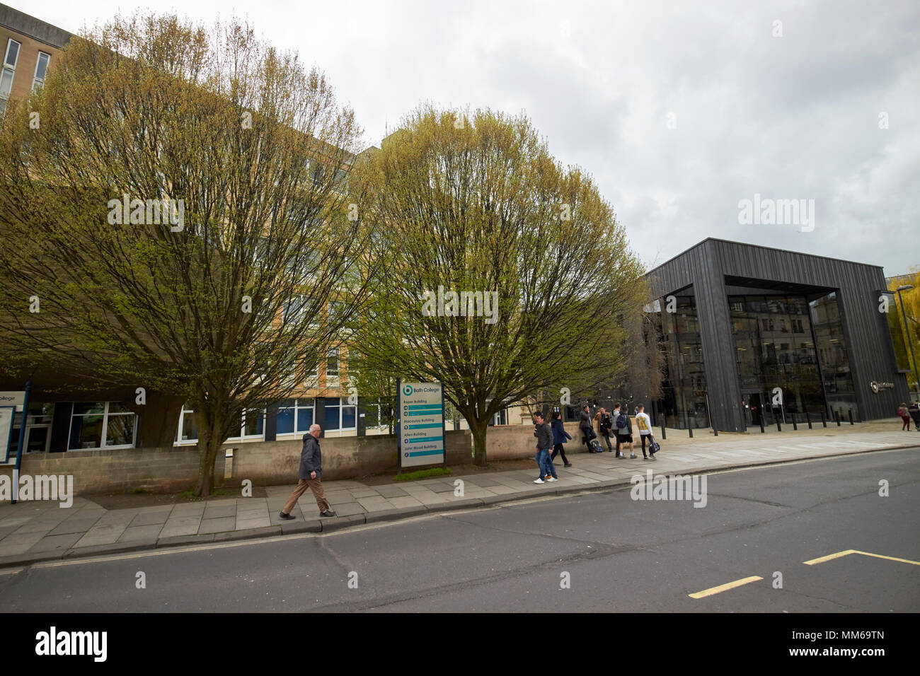 Bath College james street west bath England UK Stock Photo Alamy
