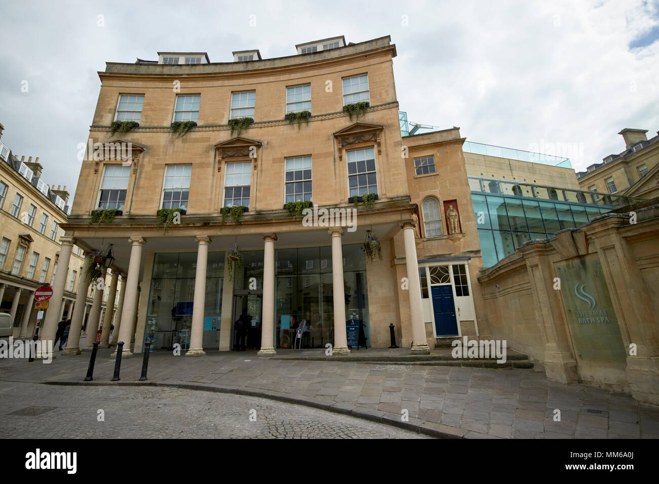 Thermae Bath Spa Bath England UK Stock Photo Alamy