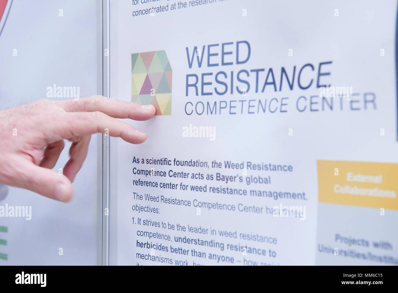 Bayer Weed Resistance Competence Centre Stock Photo