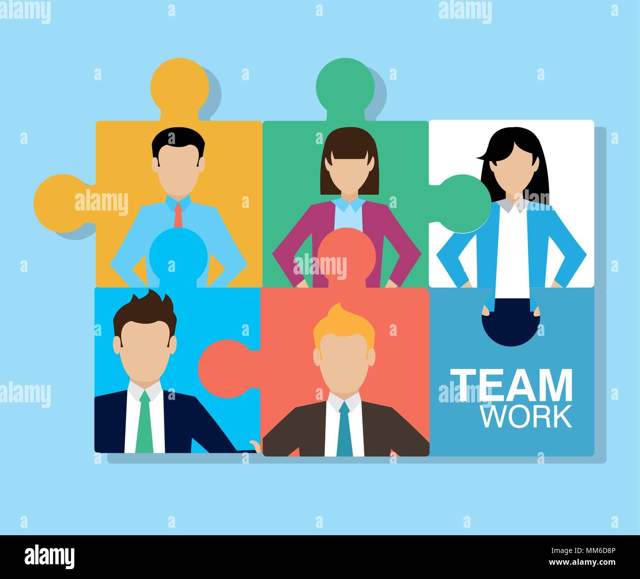Business teamwork concept Stock Vector Image & Art - Alamy