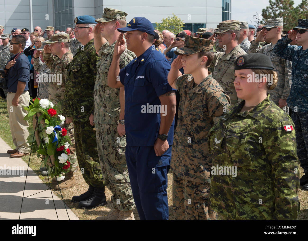 Members of the North American Aerospace Defense Command and U.S ...