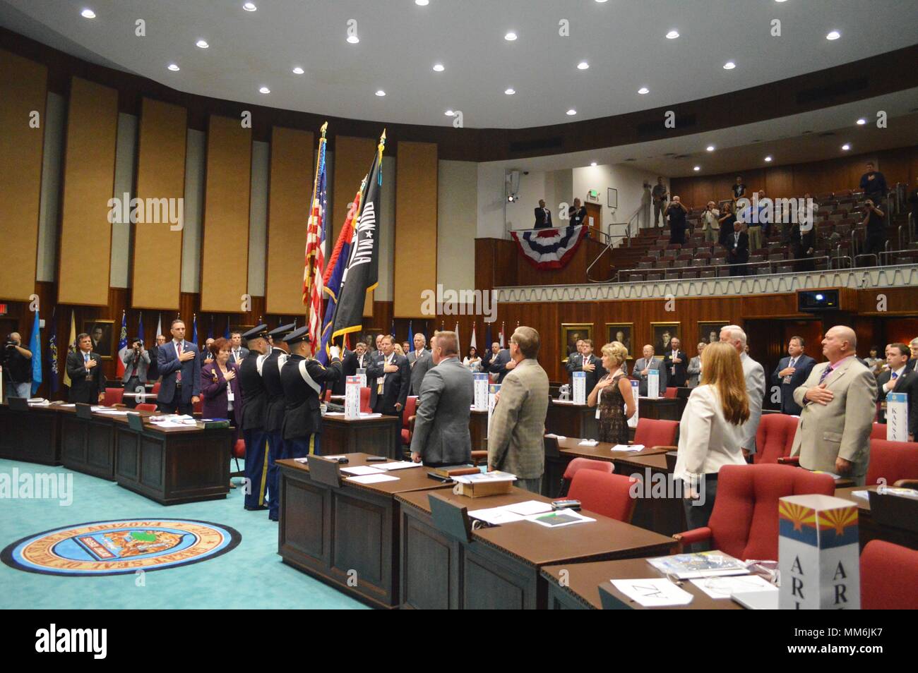 Arizona State Representatives >> State Leaders Sing The National Anthem On The House Of Arizona State Representatives >> State Leaders Sing The National Anthem On The House Of