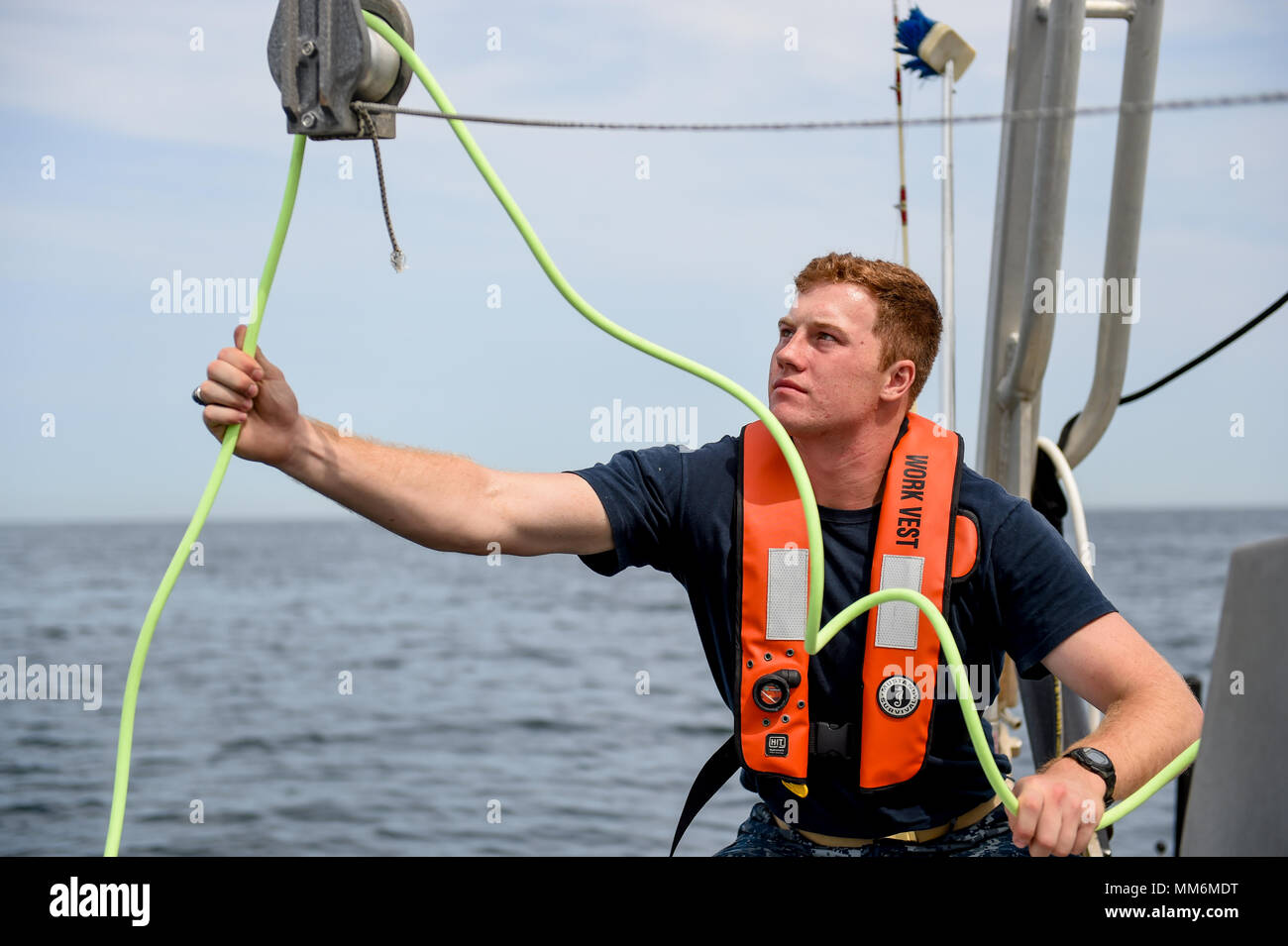 170912NTH437176 ATLANTIC OCEAN (Sept. 12, 2017) U.S. Naval Academy