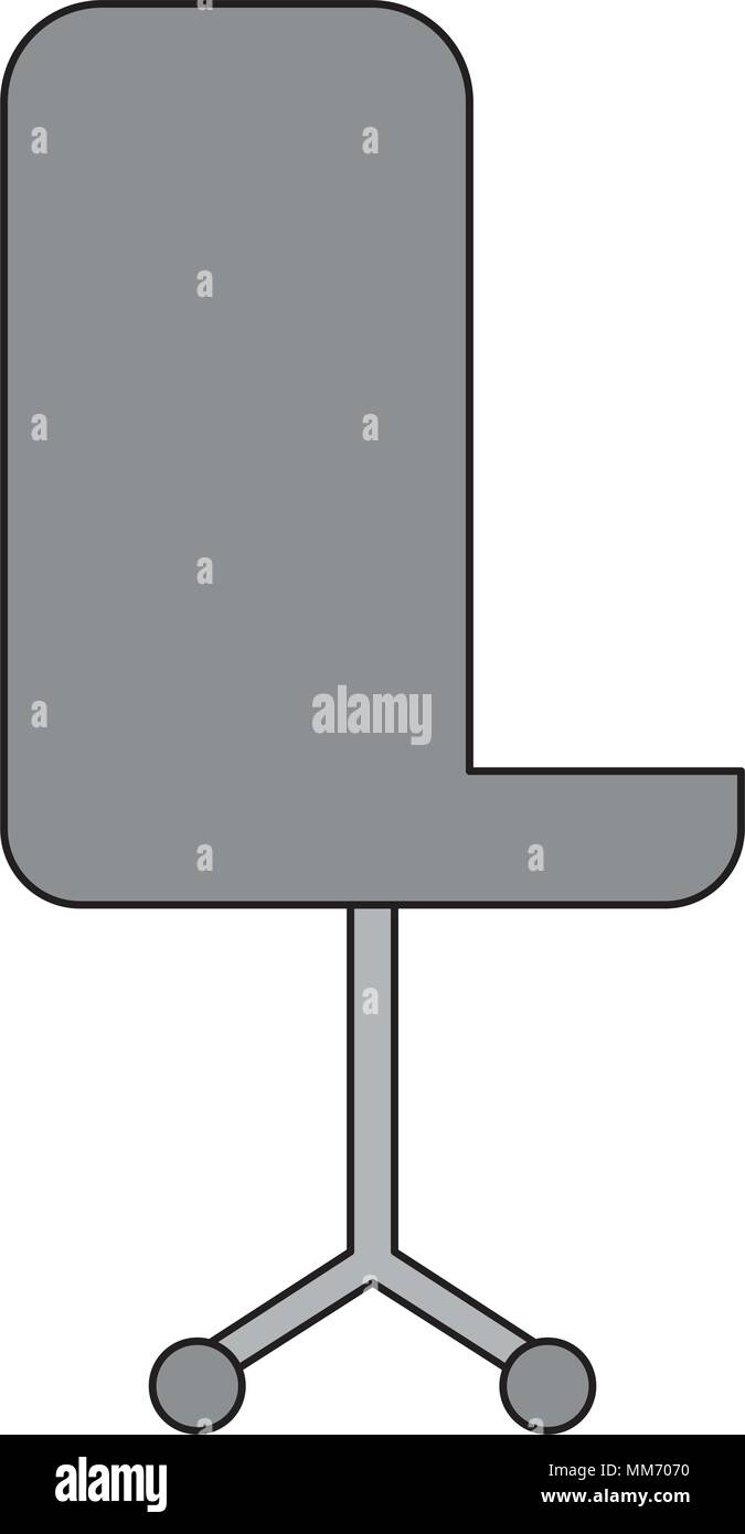 office chair furniture comfort image vector illustration Stock Vector ...