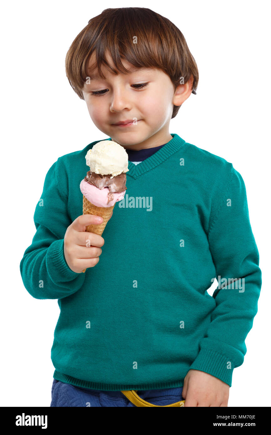 Portrait of boy eating icecream hires stock photography and images Alamy