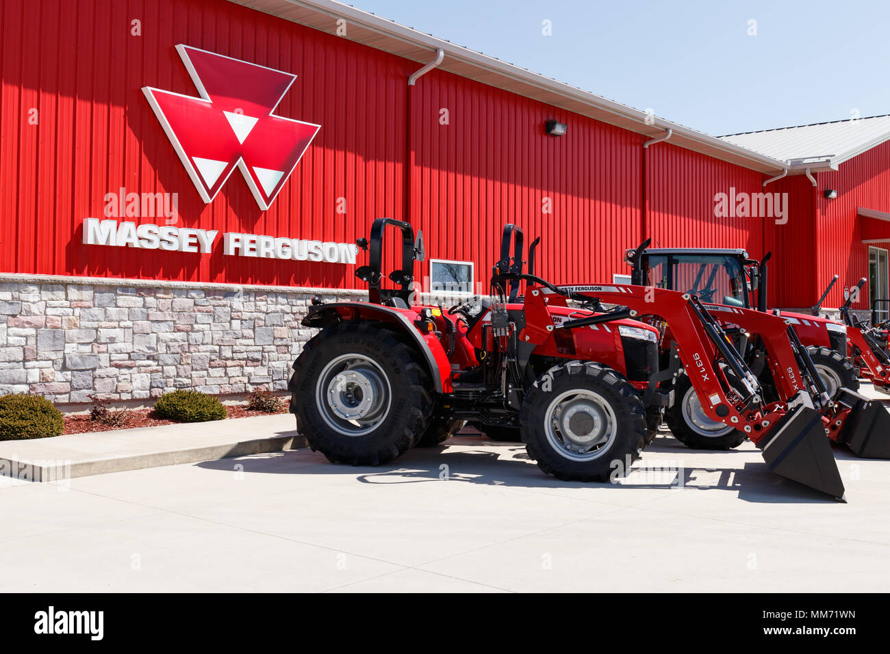 Plevna Circa May 2018 Massey Ferguson dealer. Massey Ferguson is a