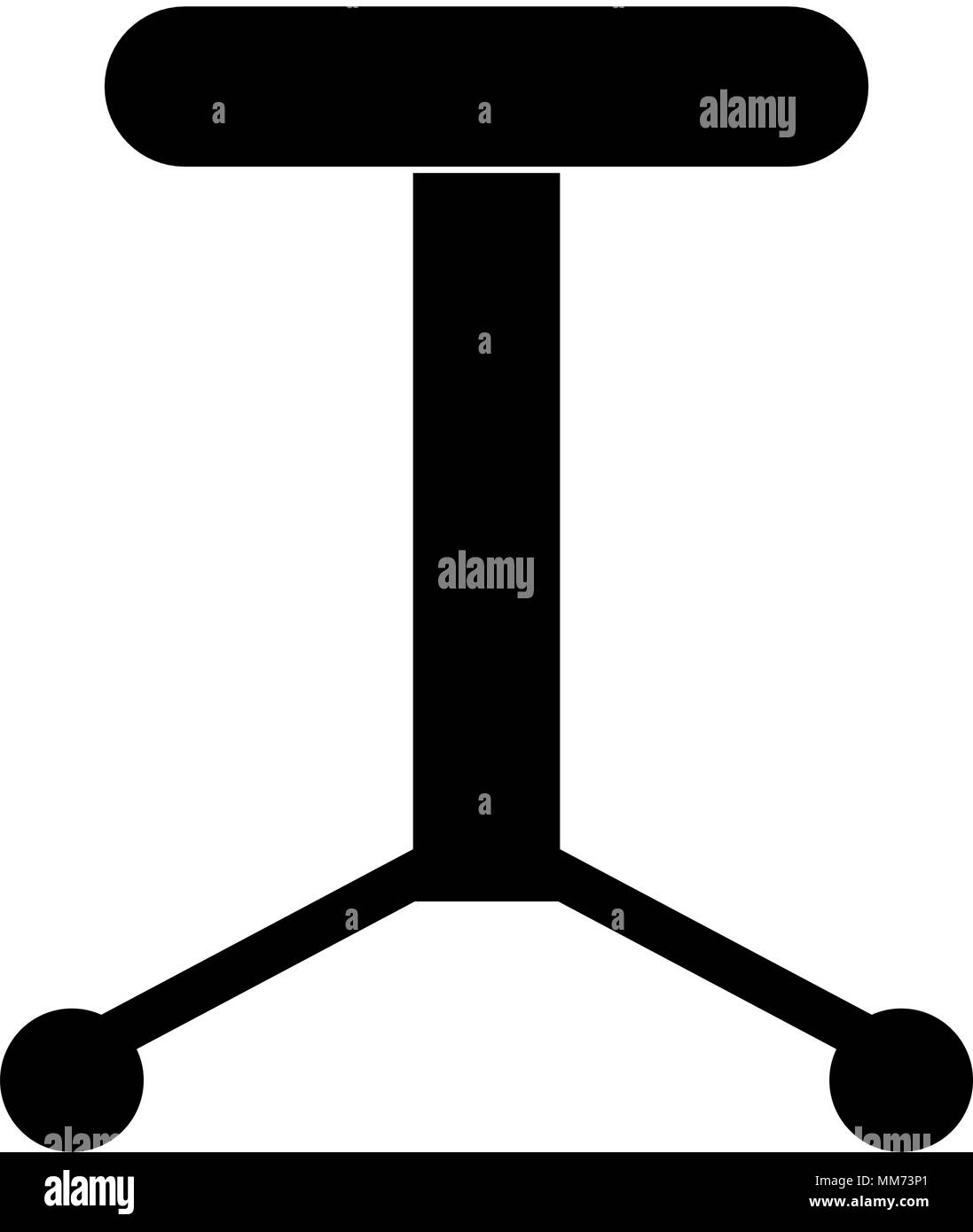 office chair isolated icon Stock Vector Image & Art - Alamy