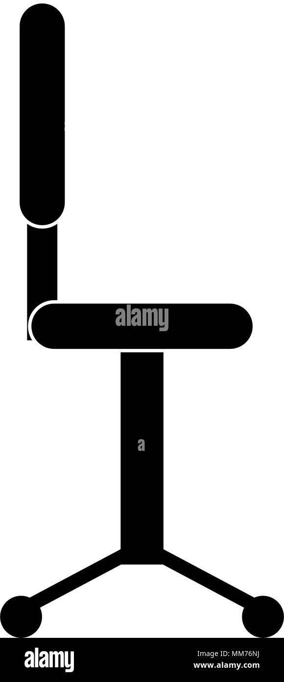 office chair isolated icon Stock Vector Image & Art - Alamy