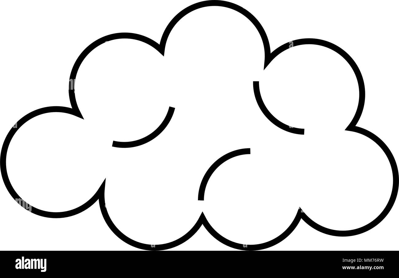 cloud sky isolated icon Stock Vector Image & Art - Alamy