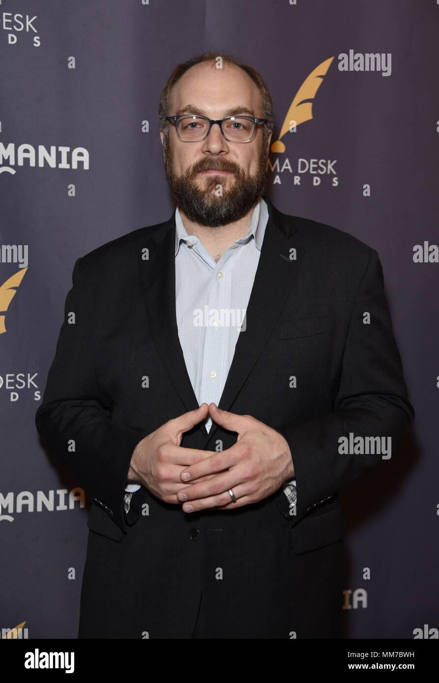 New York, NY, USA. 9th May, 2018. Alexander Gemignani at arrivals for 63rd Annual Drama Desk Awards Nominees Reception, Friedmans, New York, NY May 9, 2018. Credit: Derek Storm/Everett Collection/Alamy Live News Stock Photo
