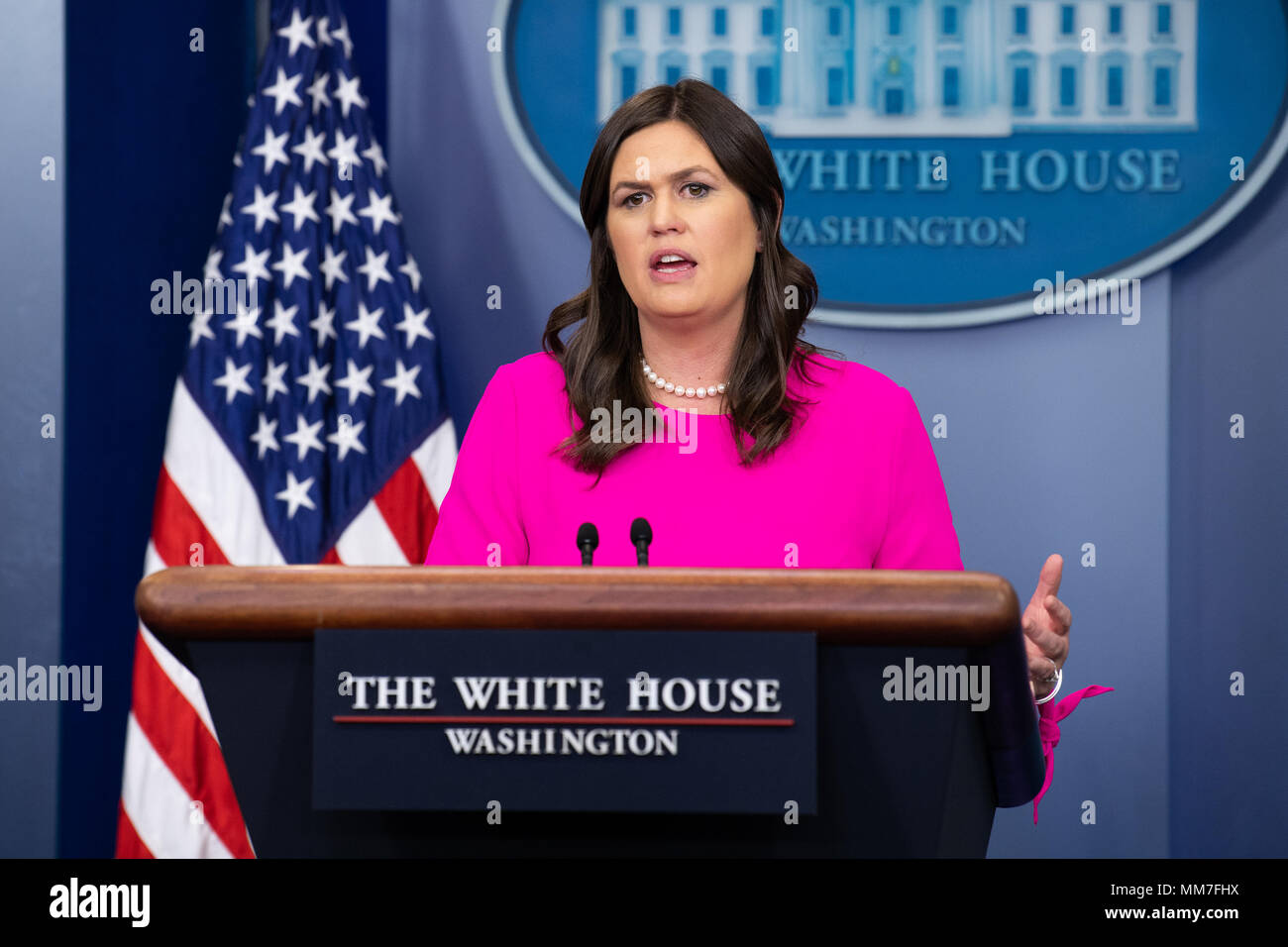 Press Briefing With Press Secretary Sarah Sanders In The