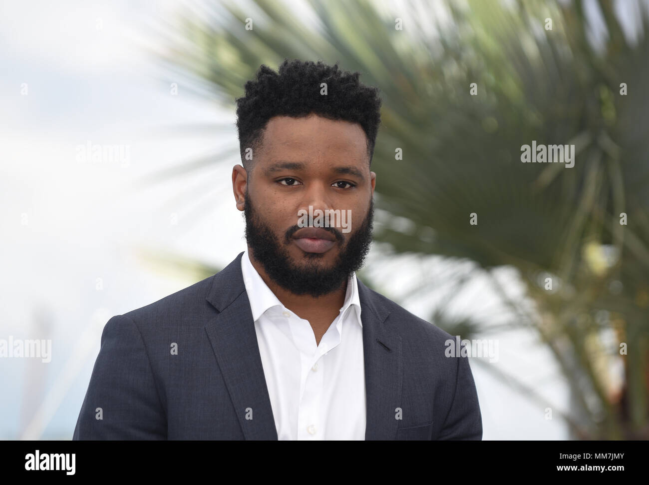 Cannes, France. 10th May, 2018. Ryan Coogler, the director of 'Black Panther', attends a photocall during the 71st Cannes film festival. Credit: Idealink Photography/Alamy Live News Stock Photo