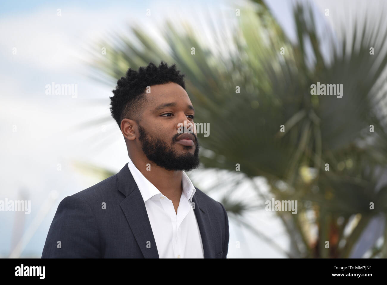 Cannes, France. 10th May, 2018. Ryan Coogler, the director of 'Black Panther', attends a photocall during the 71st Cannes film festival. Credit: Idealink Photography/Alamy Live News Stock Photo