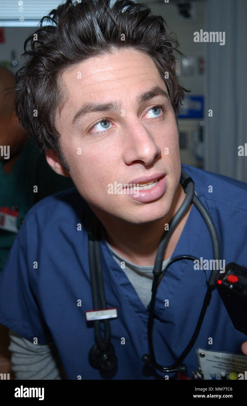 Zach Braff On the set of Scrubs November 19, 2001.BraffZach3