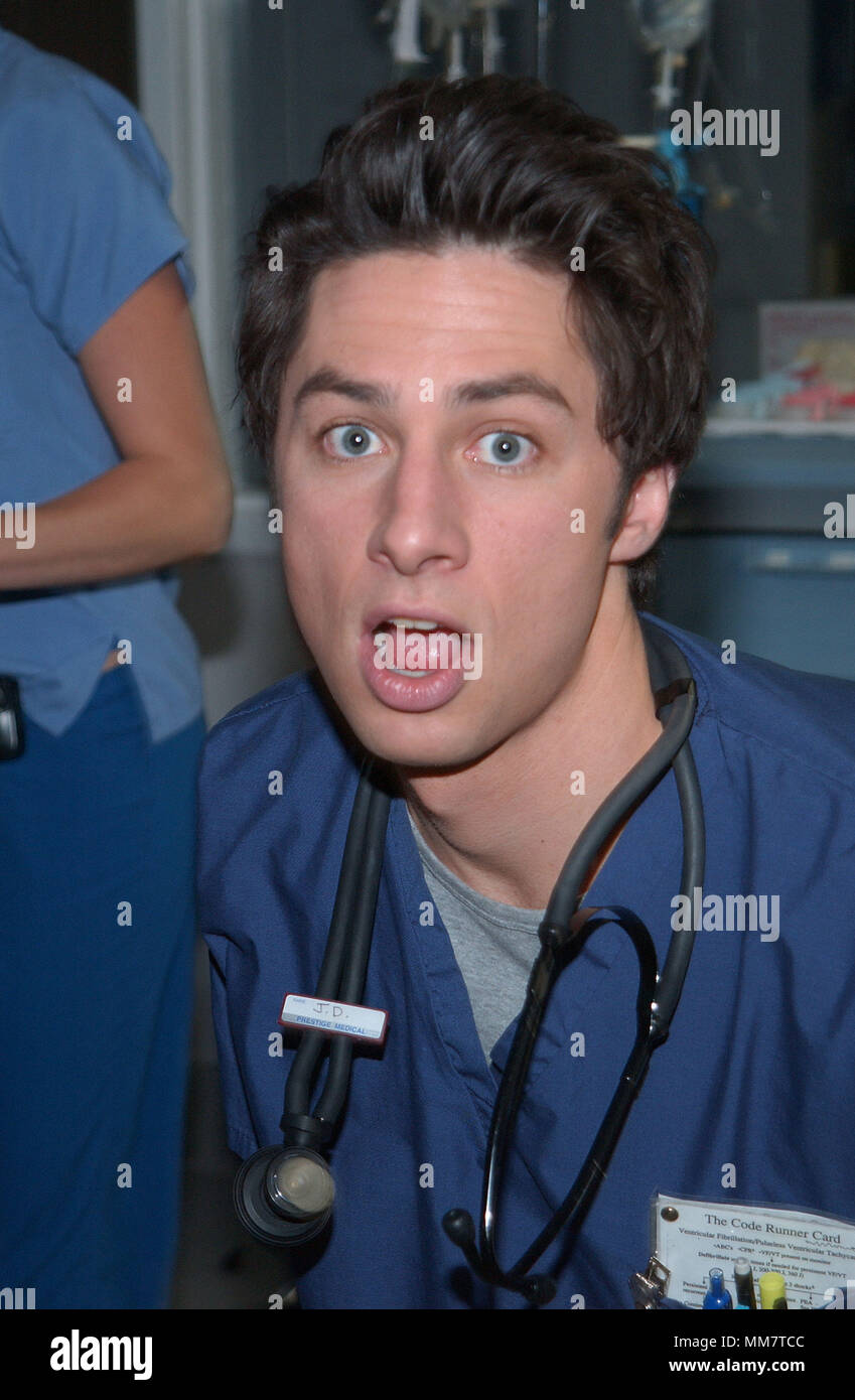 Zach Braff On the set of Scrubs November 19, 2001. BraffZach8