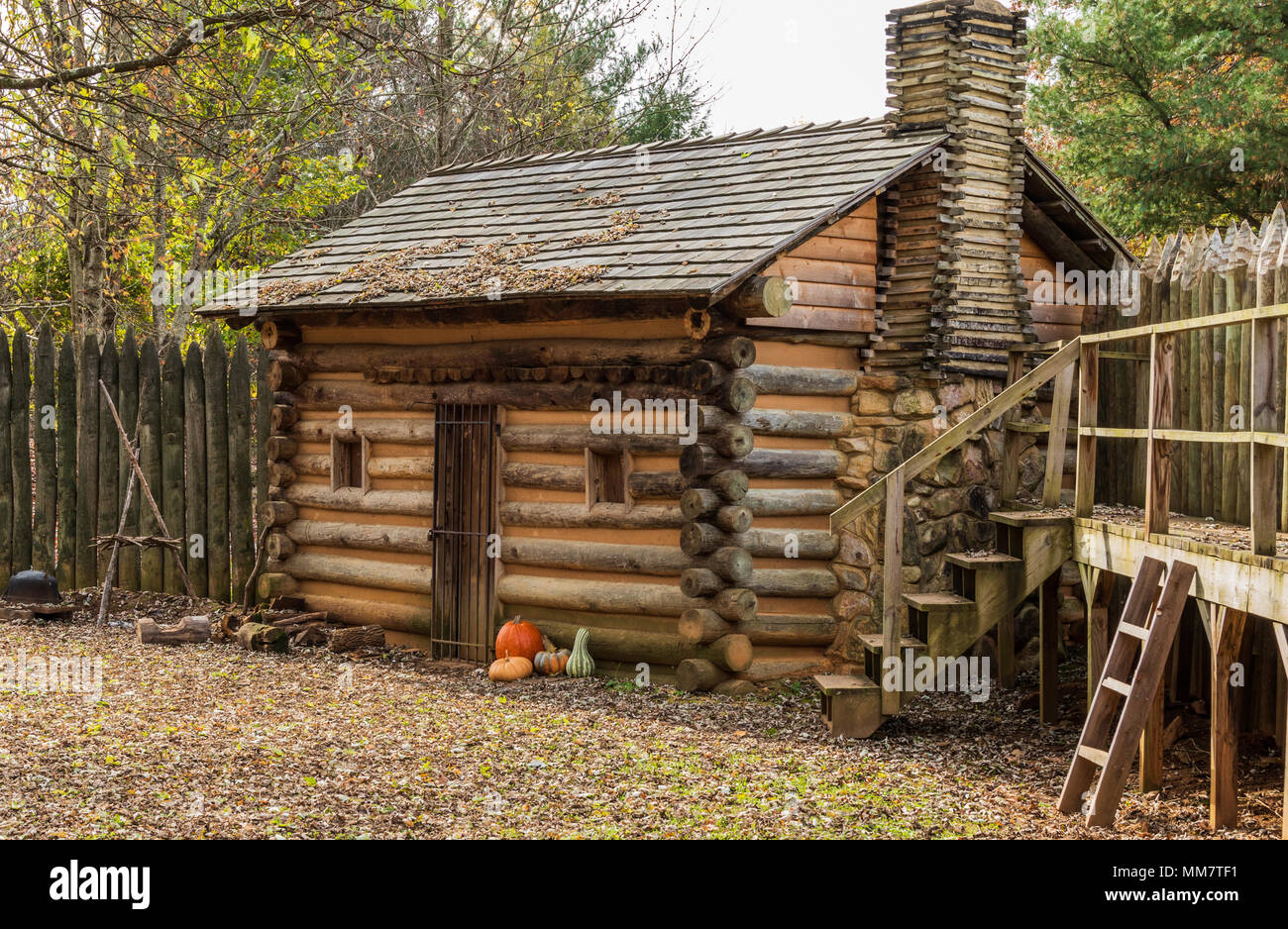 SYCAMORE SHOALS, ELIZABETHTON, TN, USAAPRIL 23, 2015 A commemorative