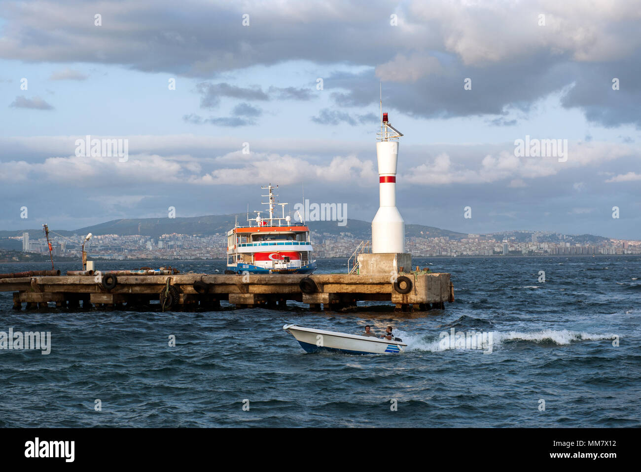 Heybeliada  of the Princes Islands in the Marmara sea,Istanbul.Turkey Stock Photo
