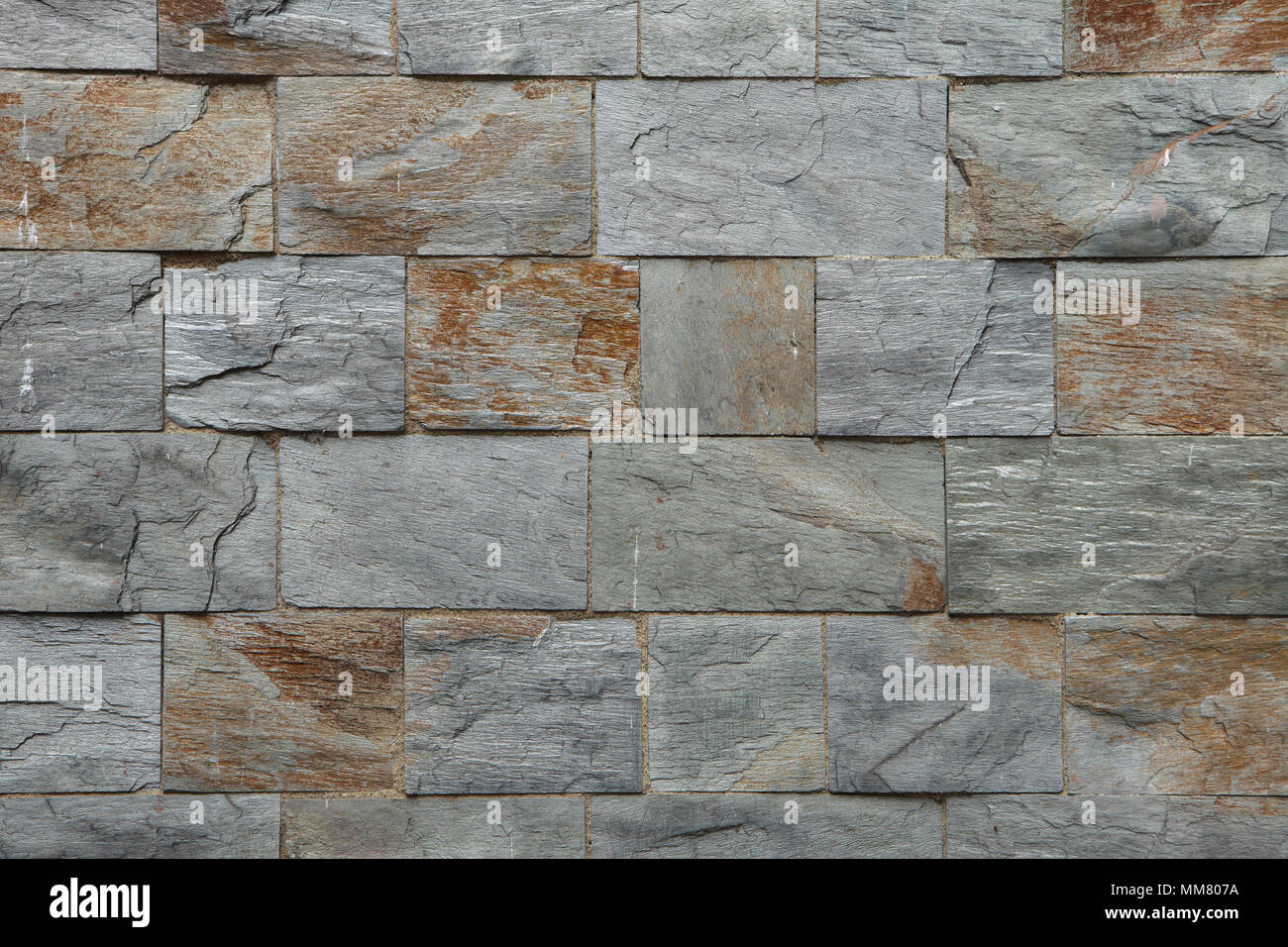 Stone facade tiles. Background texture. Stock Photo