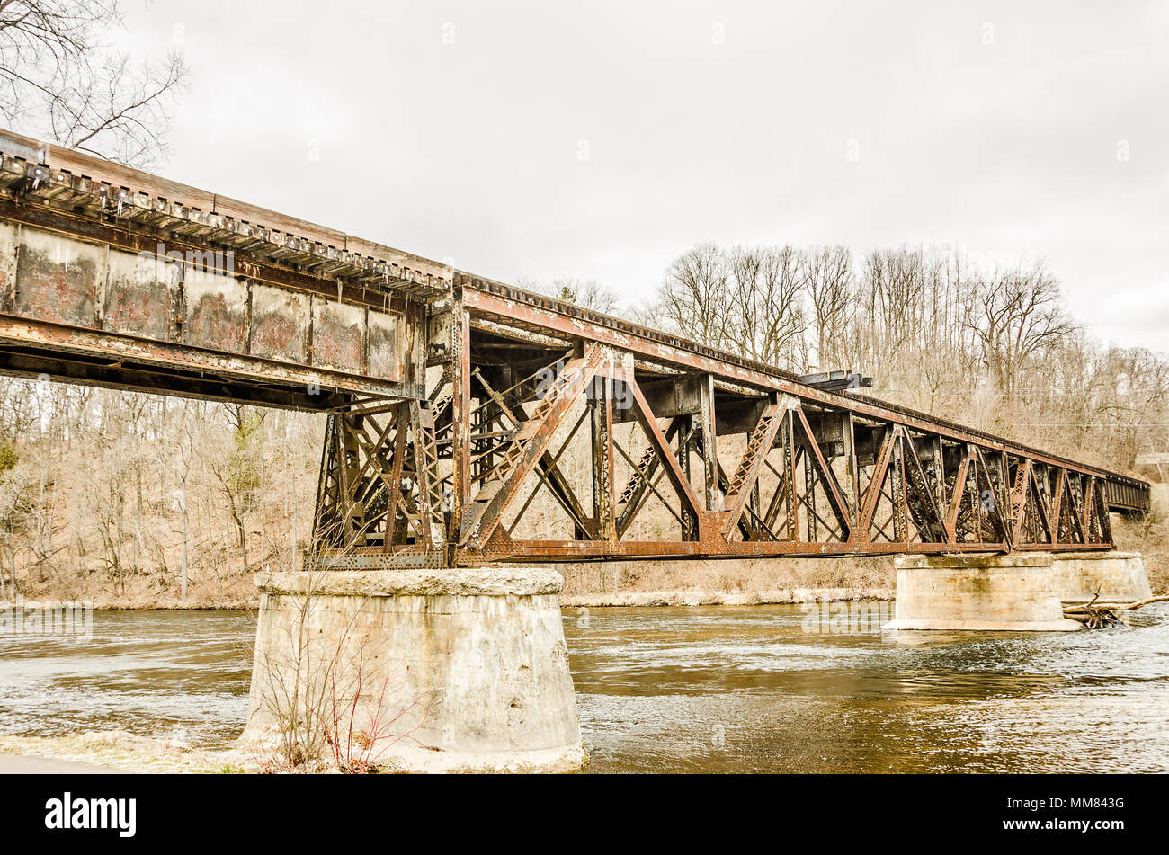 Warren truss bridge hires stock photography and images Alamy