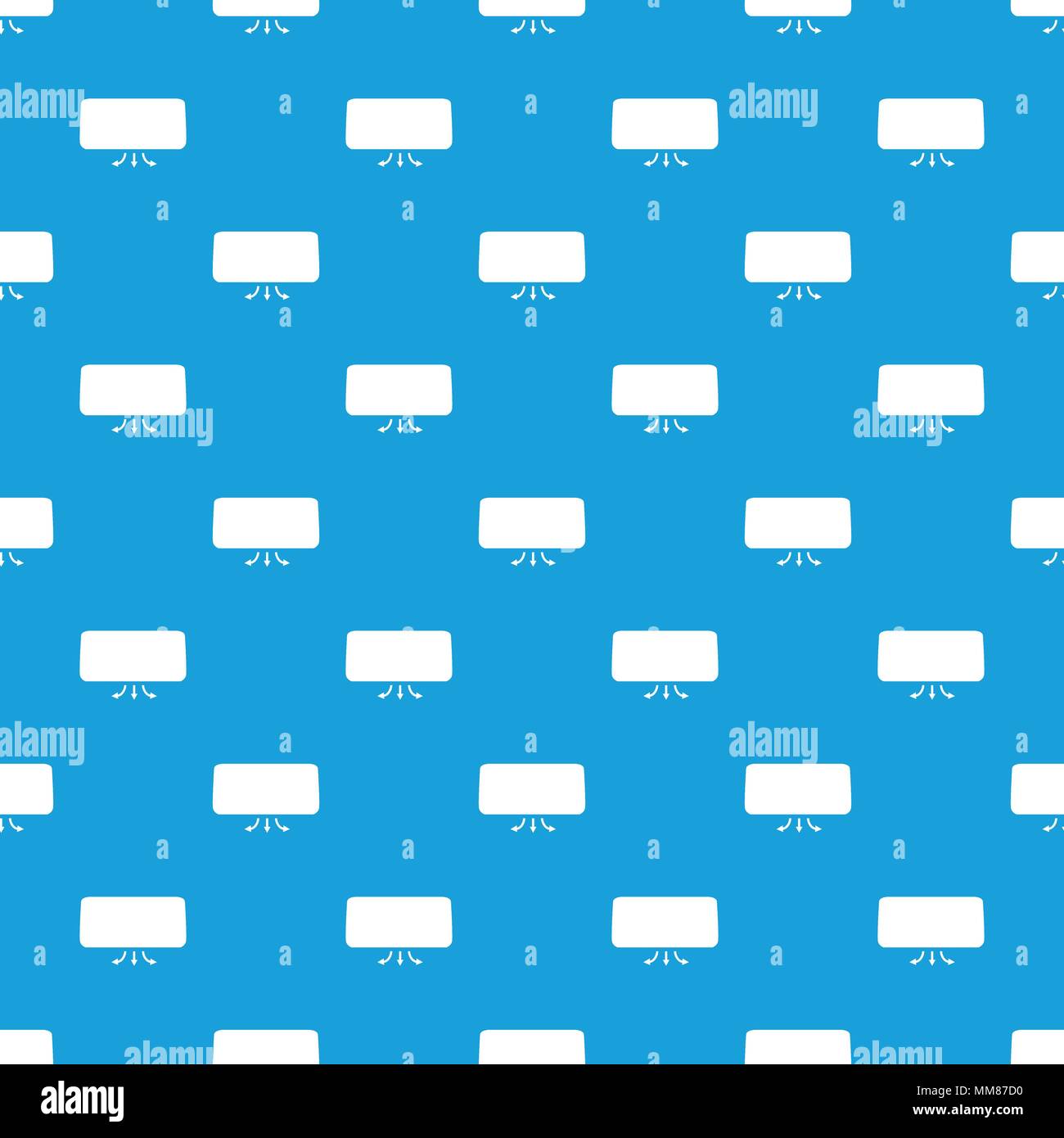 Conditioner pattern vector seamless blue Stock Vector
