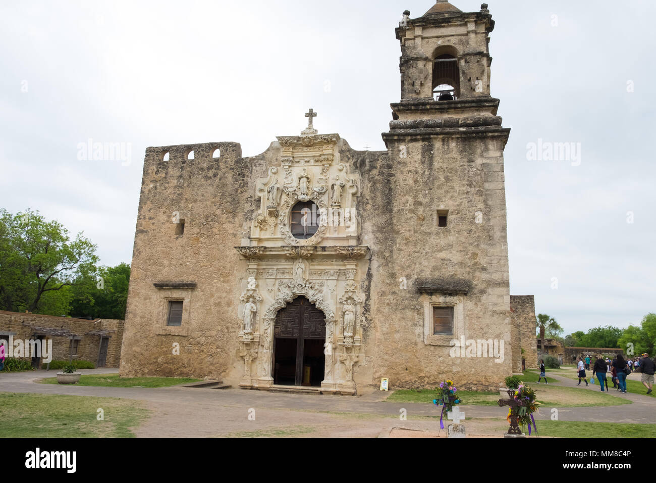 Mission San Jose San Antonio Texas Stock Photo